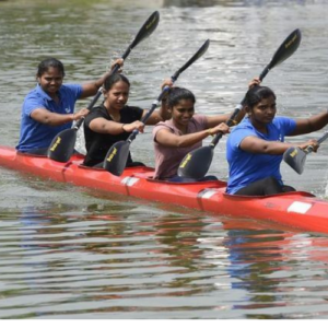 Athletes Excel in Canoe Sprint